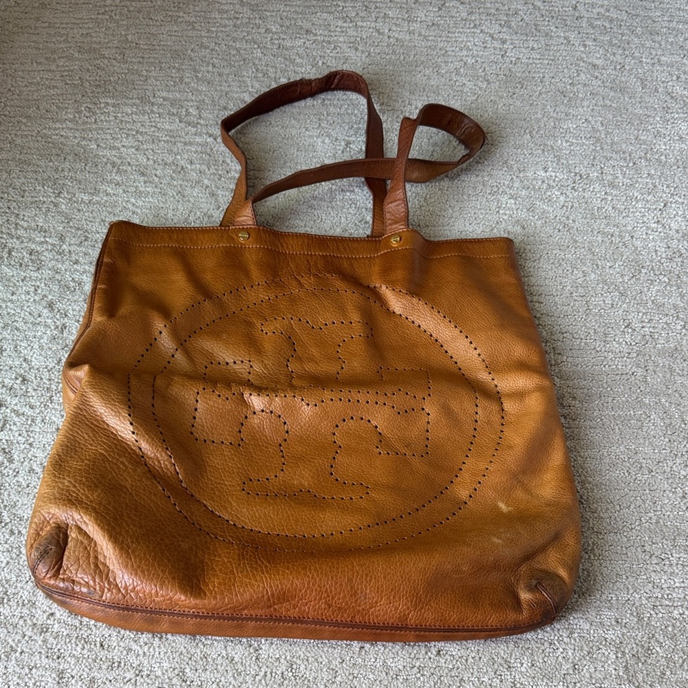 Tory Burch Tan Leather Tote